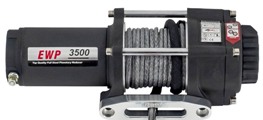 Электрическая лебедка для квадроцикла Runva EWP3500ASR (синтетический трос)