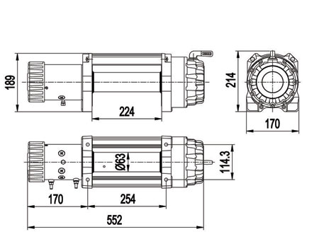 ������������� ������������� ������� Horsewinch ZE12500 12V
