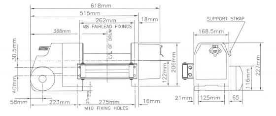 ������������� ������������� ������� Superwinch Husky 10 12V W0834